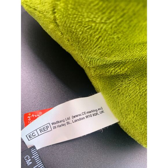 Gitzy Baby Plush Dinosaur Stuffed Animal Cuddle Toy with Rattle Green 2017 14” - Picture 5 of 5